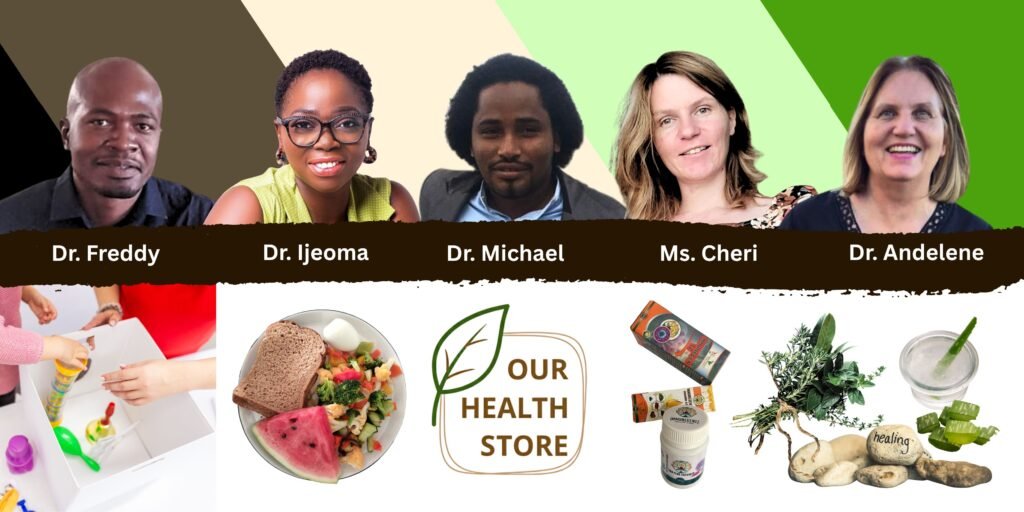 our health store banner