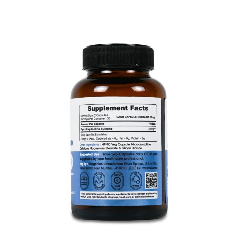 PQQ – Anti-inflammation tablet | Antioxidant | Mitochondria supplement - Image 2