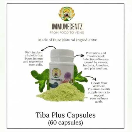 IMMUNEGENTZ | Tiba Plus Capsules( 60 capsules)