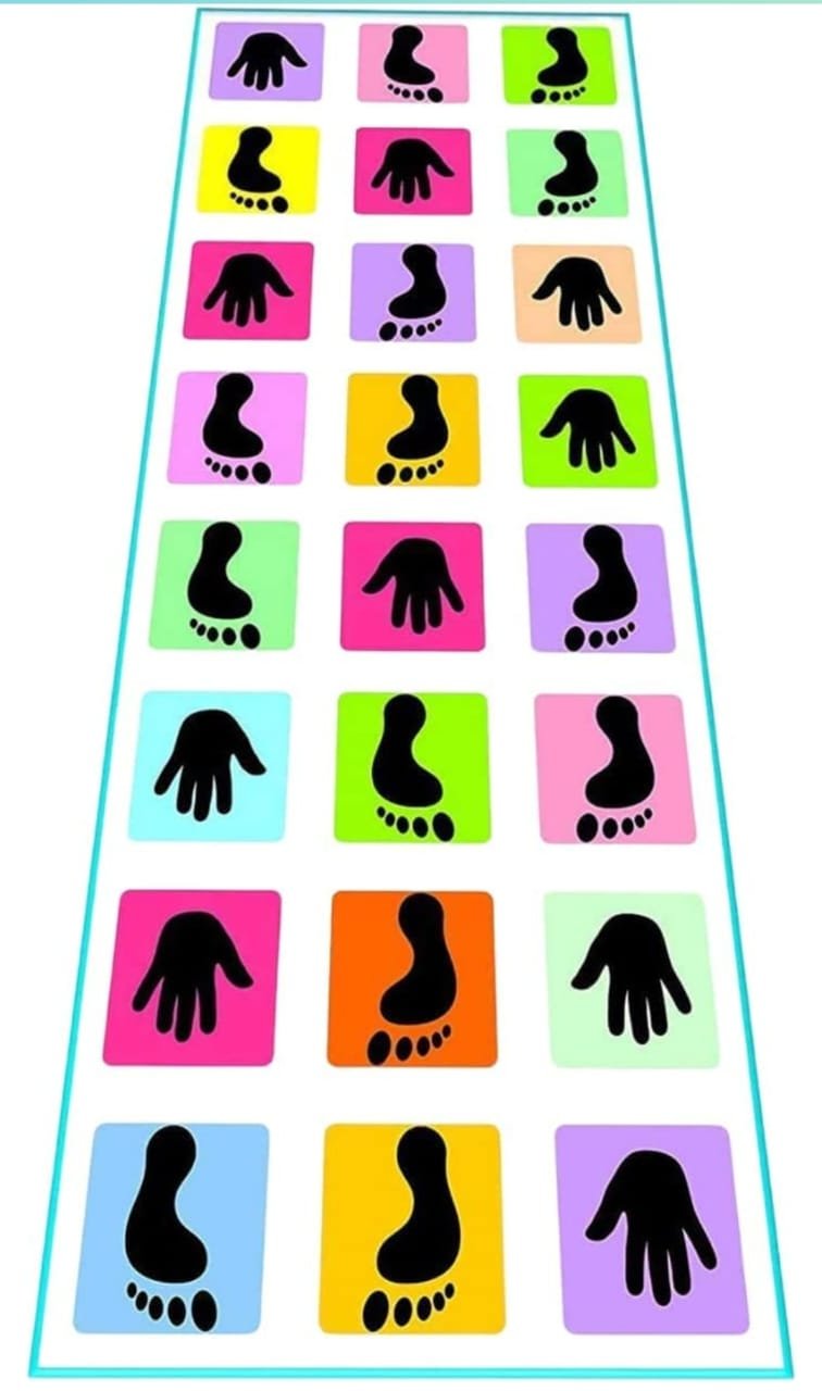Hopscotch Hand and Foot Mat