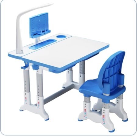Occupational Therapy Table (Kids Table with chair, drawer, book keeper and light)