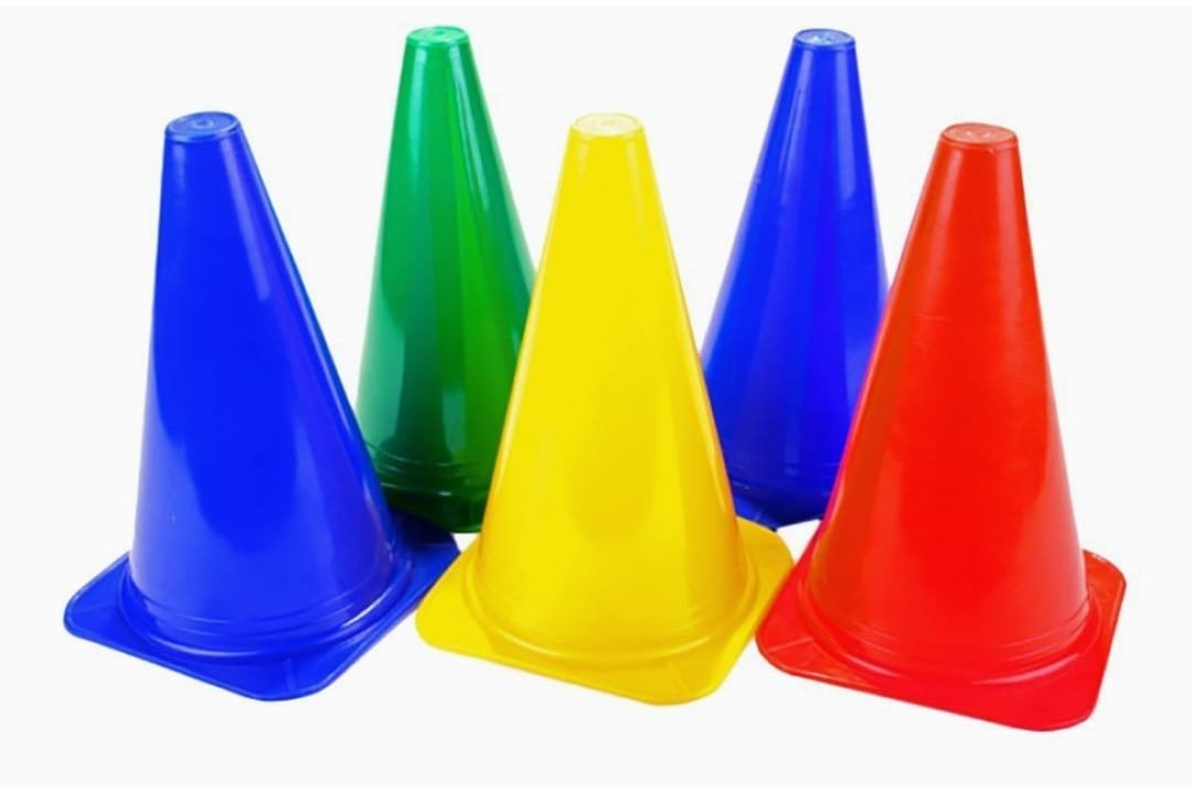 Plastic Cones set of 12 pieces
